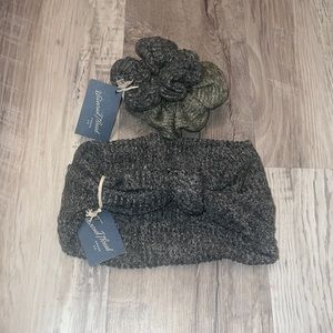 NWT Universal Thread Grey Headband and Scrunchies set